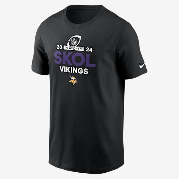 Mens Nike Minnesota Vikings Tops T Shirts. Nike